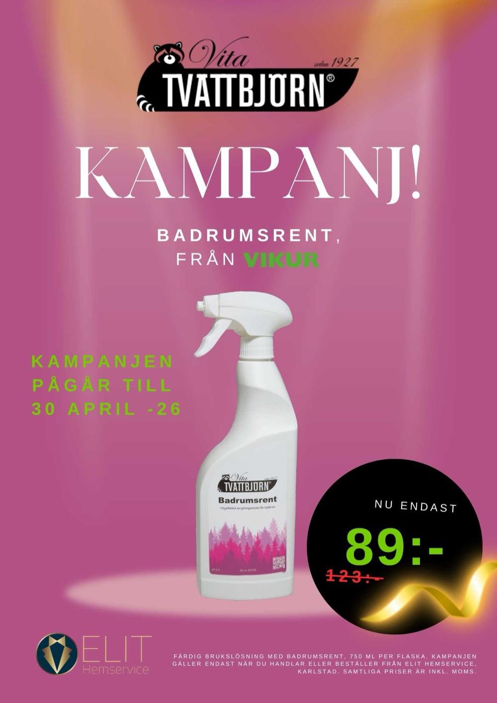 Badrumsrent kampanj