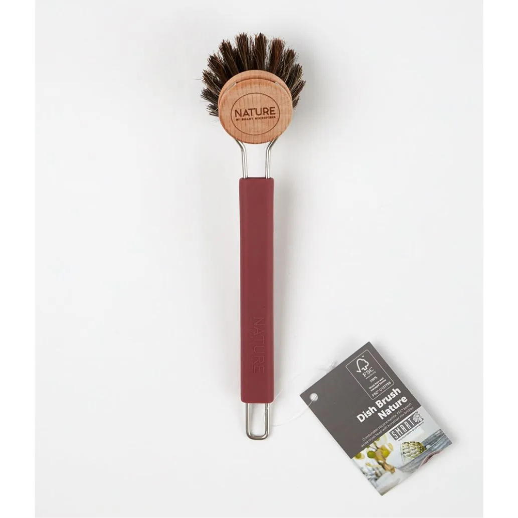Diskborste Nature Soft Silikon, Burgundy