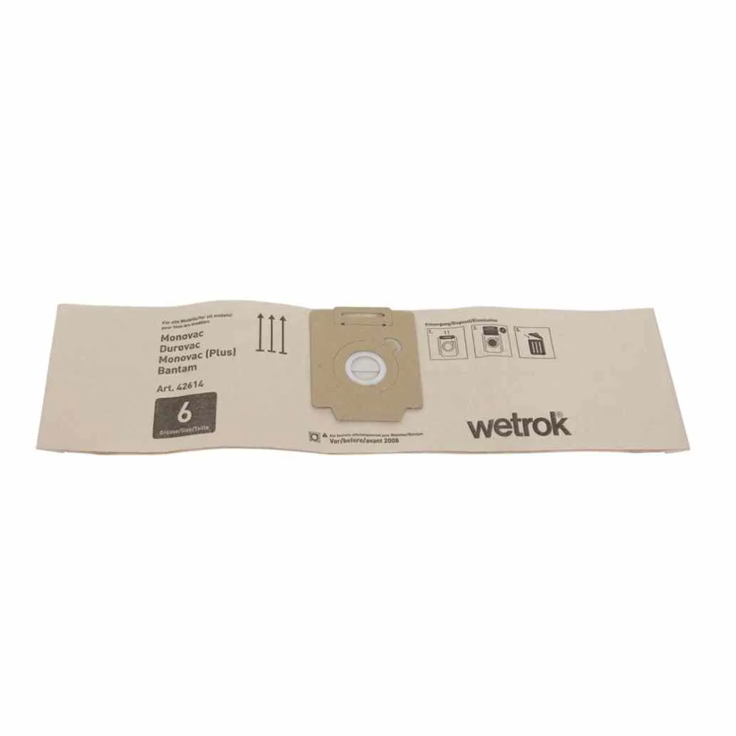 Wetrok Dammpåse Monovac Comfort papper