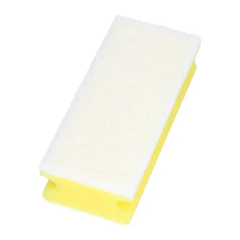 Greppvänlig Rengöringssvamp, Gul/Vit, 10-p