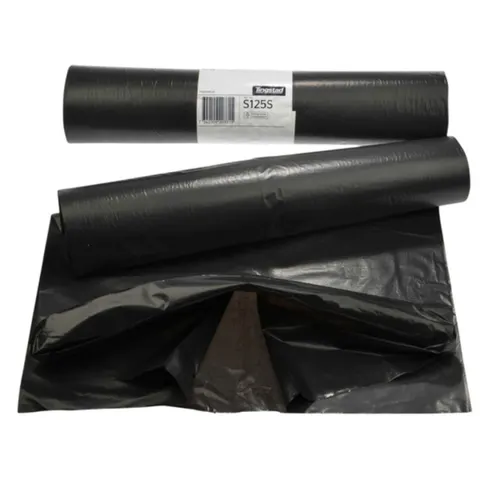 Sopsäck 125l Svart, 25st/rulle