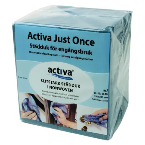 Rengöringsduk, Just Once, Activa, Blå