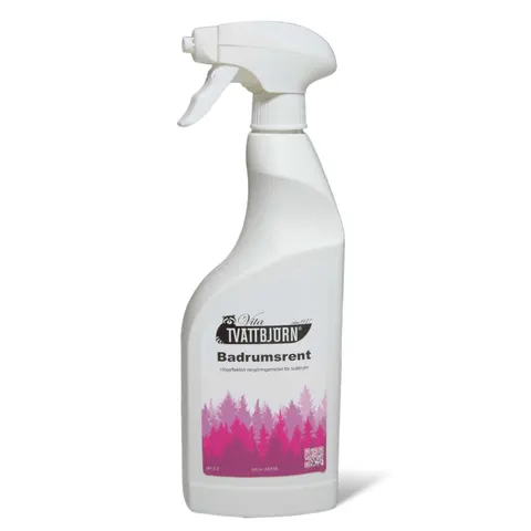 Badrumsrent, 750ml, Vita Tvättbjörn